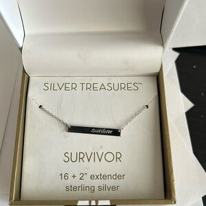 Silver Treasures, SURVIVOR Necklace